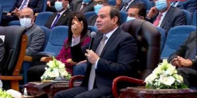 السيسي: عدم السماح بدخول البضائع غير المطابقة للمعايير الأوروبية