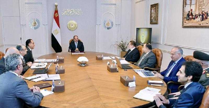 الرئيس السيسي يتابع نشاط ومشروعات المنطقة الاقتصادية لقناة السويس