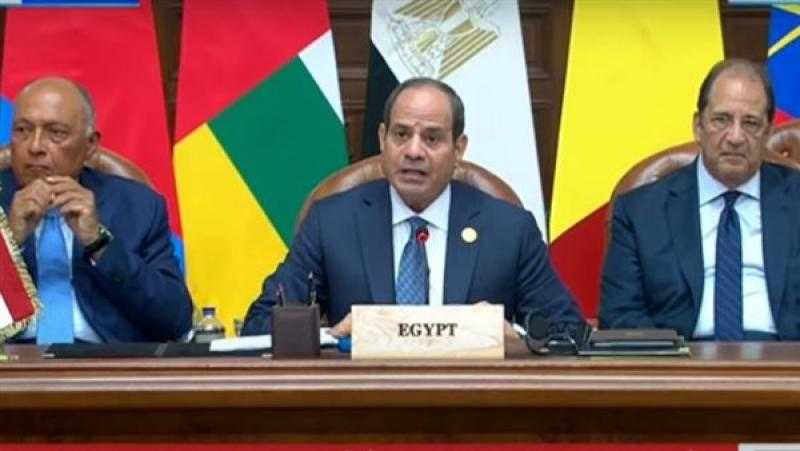 الرئيس السيسي: مصر قدمت مساعدات إغاثية عاجلة للسودان واستقبلت آلاف اللاجئين