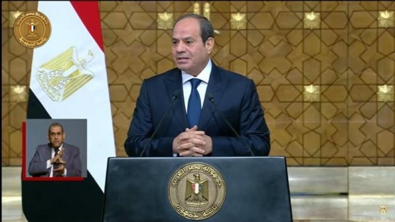 الرئيس السيسي: مصر قدمت 75% من المساعدات التي دخلت قطاع غزة