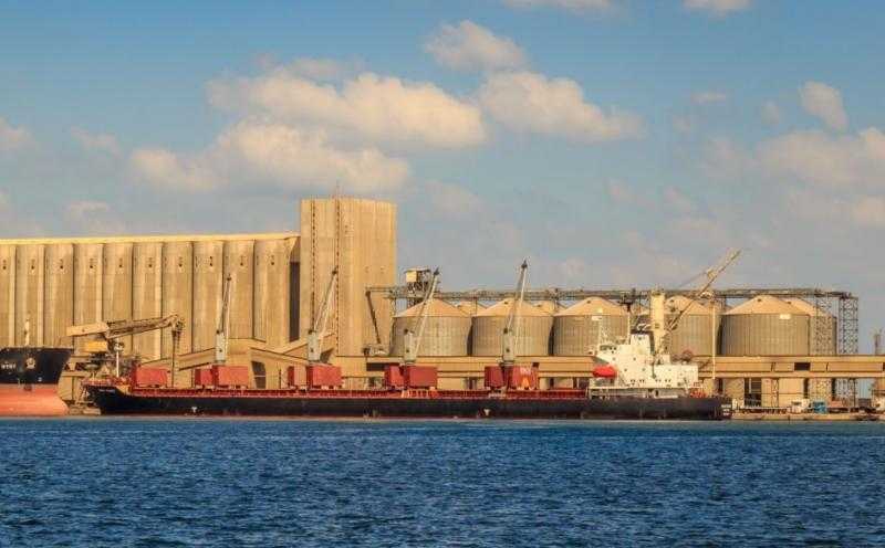 تضم سكر وفول صويا.. ميناء دمياط تستقبل 49239 طنًا من البضائع