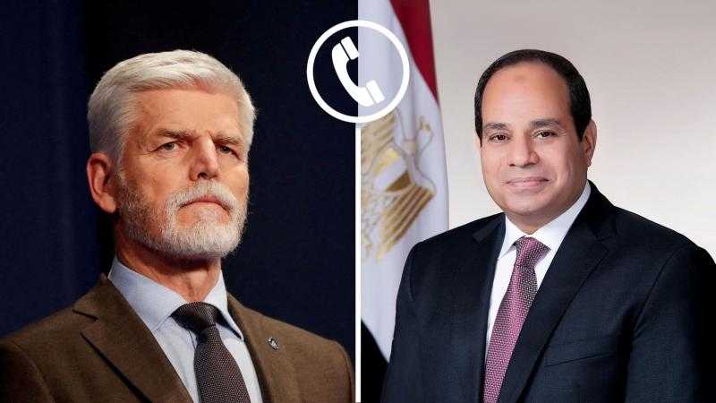 رئيسا مصر والتشيك يبحثان تطوير مجالات العمل الاقتصادي والتجاري