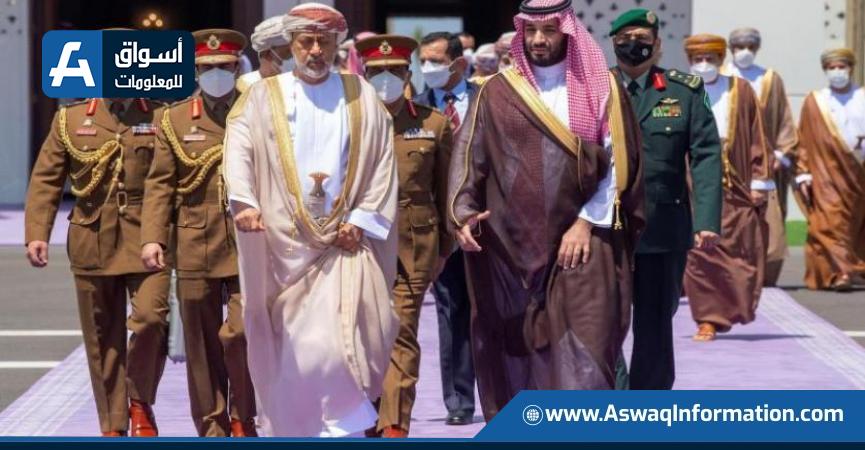 محمد بن سلمان والسلطان هيثم بن طارق