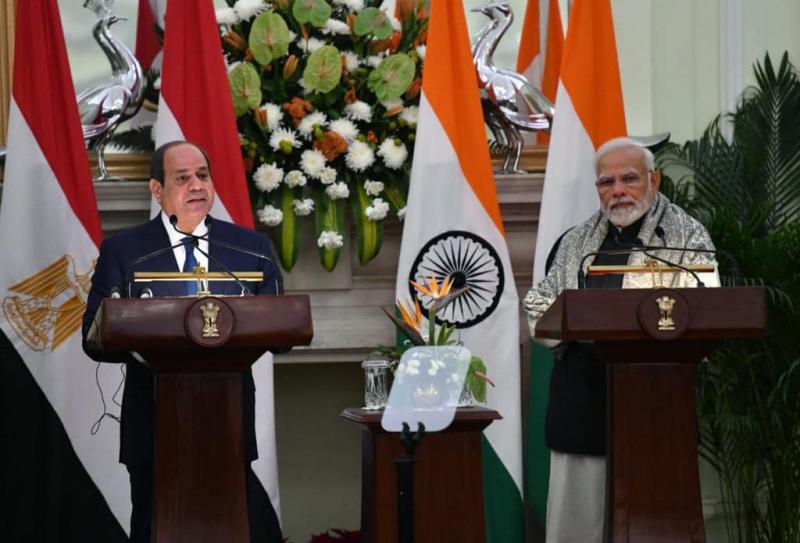 الرئاسة: التعاون مع الهند مستمر ويركز على مجال الصناعة ونقل التكنولوجيا