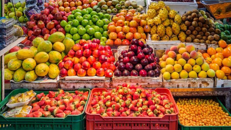 أسعار الفاكهة اليوم الثلاثاء بسوق العبور