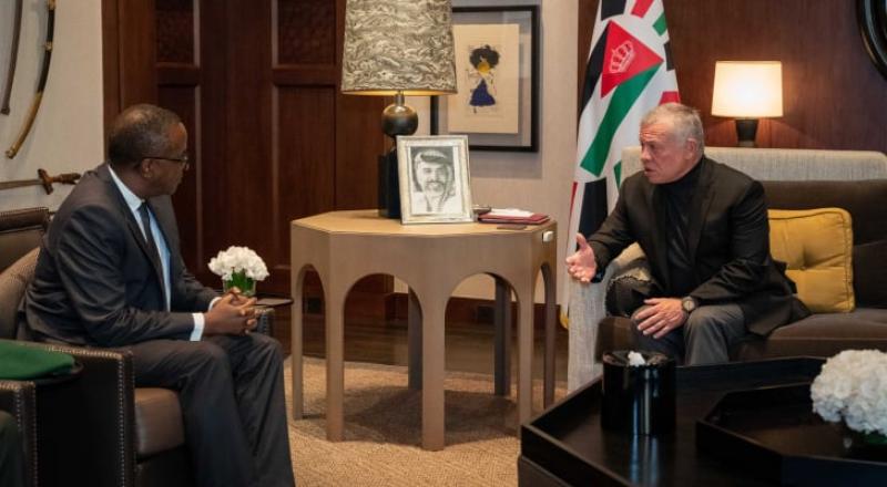 الملك عبدالله الثاني يؤكد أهمية زيادة التعاون بين الأردن ورواندا