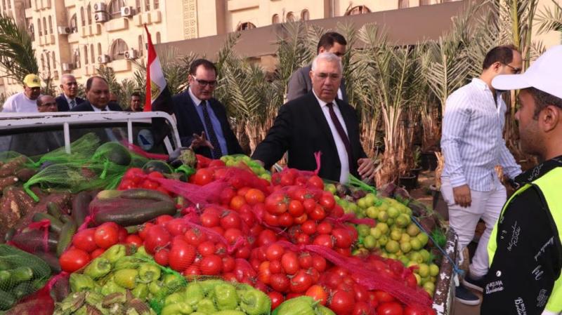 وزير الزراعة يطلق قافلة للسلع الغذائية والخدمات البيطرية بشمال سيناء